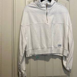 Crop long sleeve sweater